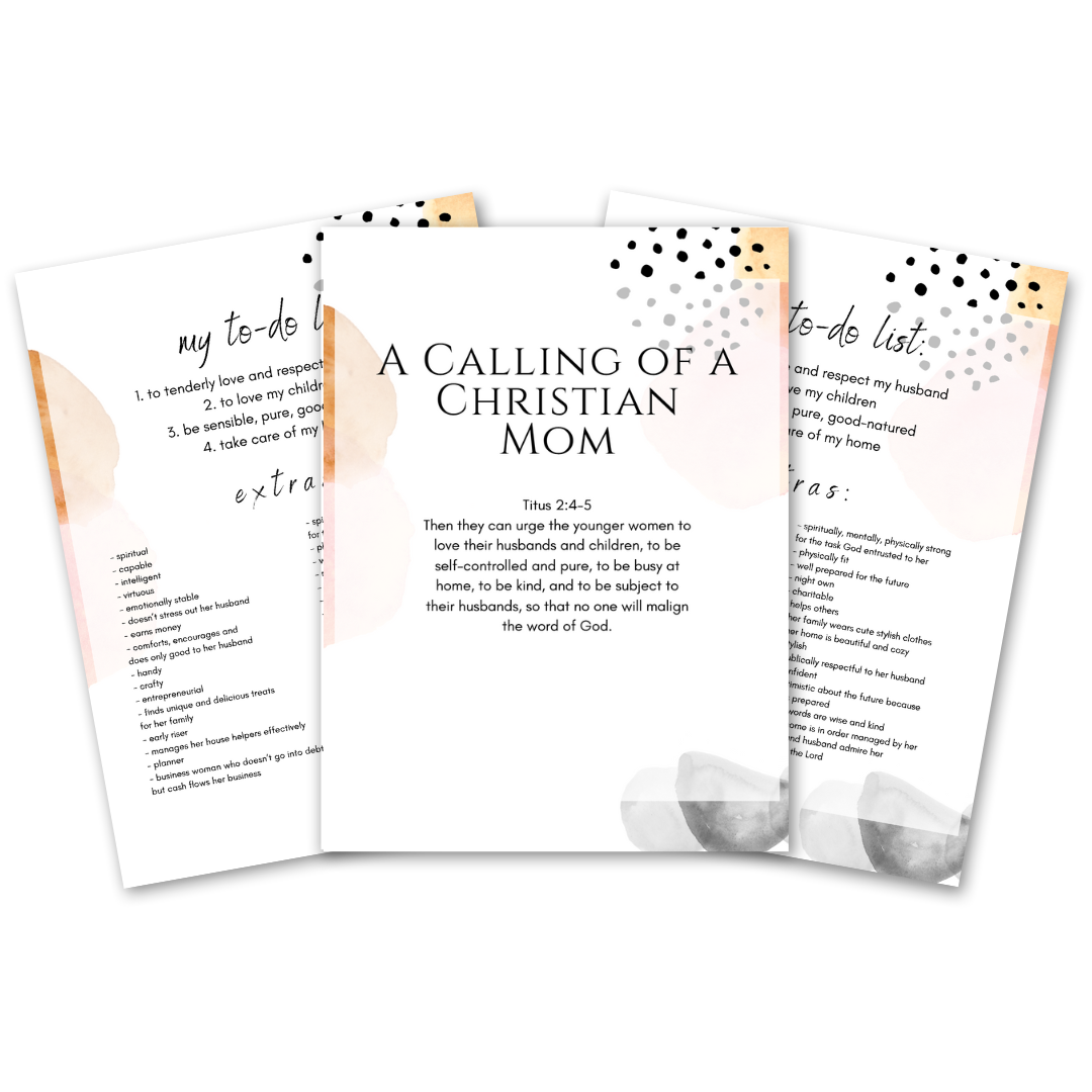 A Purpose of a christian mom - Titus 2 meaning explanation